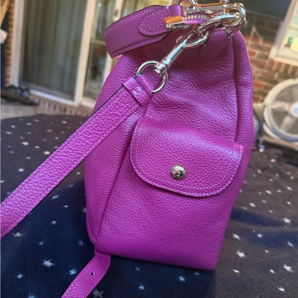 Coach Pink Leather Pennie Shoulder Bag - Picture 4 of 6